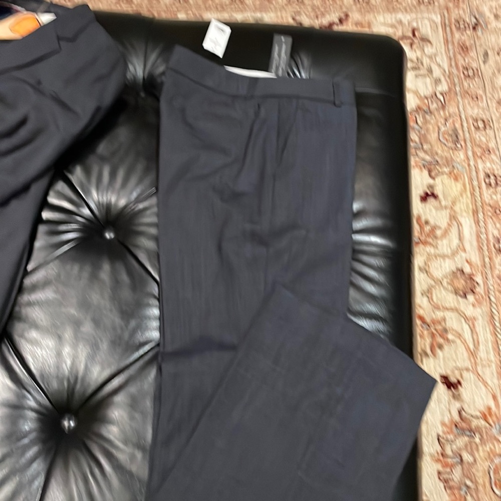 NWT size 8 Banana Republic navy teeny check pants